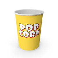 Popcorn Cup Yellow PNG & PSD Images