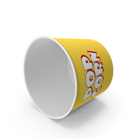 Popcorn Cup Yellow PNG & PSD Images