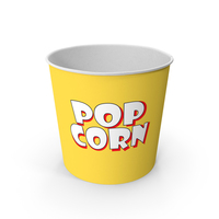 Popcorn Cup Yellow PNG & PSD Images