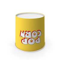 Popcorn Cup Yellow PNG & PSD Images