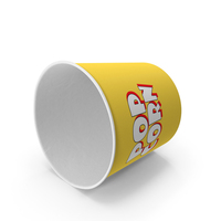 Popcorn Cup Yellow PNG & PSD Images