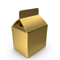 Packaging For Milk Small Gold PNG & PSD Images