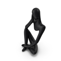 Abstract Human Figure Black PNG & PSD Images