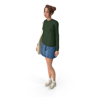 European Woman Street Fashion Style PNG & PSD Images