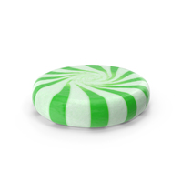 Green Round Candy PNG & PSD Images