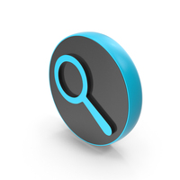 Round Magnifying Glass Search Icon PNG & PSD Images