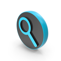 Round Magnifying Glass Search Icon PNG & PSD Images