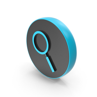 Round Magnifying Glass Search Icon PNG & PSD Images