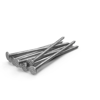 Small Pile of Steel Nails PNG & PSD Images