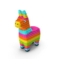 Traditional Multi Coloured Mexican Party Pinata PNG & PSD Images