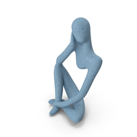 Decorative Figurine Blue Stone PNG & PSD Images