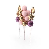 Bunch of Balloons Set PNG & PSD Images