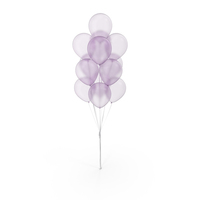 Bunch of Transparent Balloons PNG & PSD Images