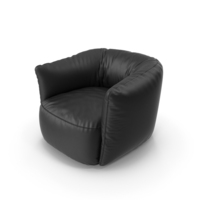 Poliform Armchair Santa Monica Leather Swivel PNG & PSD Images