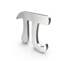 Silver Pi Symbol PNG & PSD Images