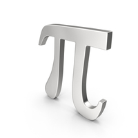 Silver Pi Symbol PNG & PSD Images