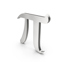 Silver Pi Symbol PNG & PSD Images