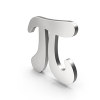 Silver Pi Symbol PNG & PSD Images