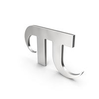 Silver Pi Symbol PNG & PSD Images