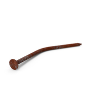 Bent Rusty Nail PNG & PSD Images