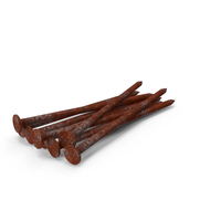 Small Pile of Rusty Nails PNG & PSD Images