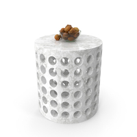 Perforated Side Table PNG & PSD Images