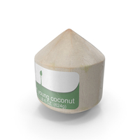 Fresh Young Shelled Coconut Pack PNG & PSD Images