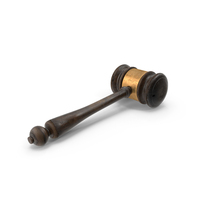 Wooden Gavel without base PNG & PSD Images