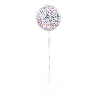 Glitter Confetti Balloon PNG & PSD Images