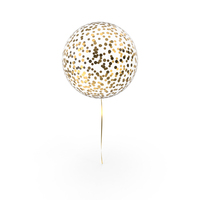 Glitter Confetti Balloon PNG & PSD Images