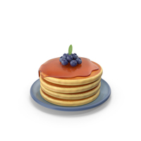 Cartoon Pancakes PNG & PSD Images