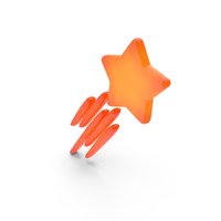 Shooting Star Symbol Glowing PNG & PSD Images