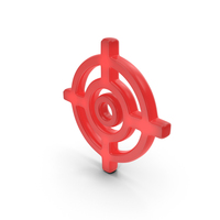 Target Icon Symbol Glowing PNG & PSD Images