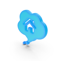 Thought Bubble Home Symbol PNG & PSD Images
