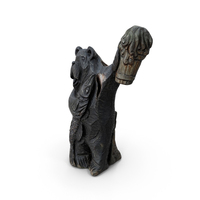 Park Dog Figurine with Fish and Beer PNG & PSD Images