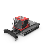 Snowcat PistenBully 100 Without Rear Leveler PNG & PSD Images