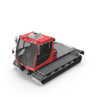 Snowcat PistenBully 100 Without Rear Leveler And Front Bucket PNG & PSD Images