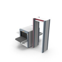 Airport Security Checkpoint Without Chair PNG & PSD Images