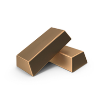 Two Bronze Bars PNG & PSD Images