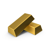 Two Gold Bars PNG & PSD Images