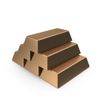 Bronze Bars PNG & PSD Images