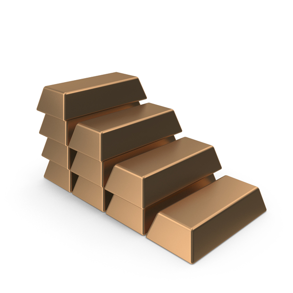 Bronze Bars PNG & PSD Images