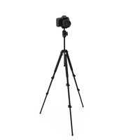 Canon Camera EOS 5D On Tripod PNG & PSD Images
