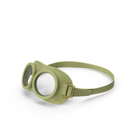 NATO Protection Goggles Green PNG & PSD Images