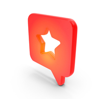 Star Message Symbol PNG & PSD Images