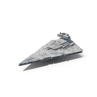 Imperial Star Destroyer with Lights PNG & PSD Images