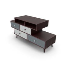 Irvine Sideboard Dark Brown PNG & PSD Images