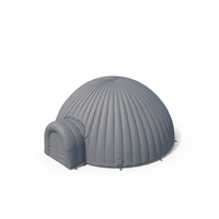 Inflatable Dome Tent Grey PNG & PSD Images