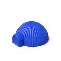 Igloo Inflatable Party Tent Blue PNG & PSD Images