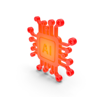 AI Chip Symbol PNG & PSD Images